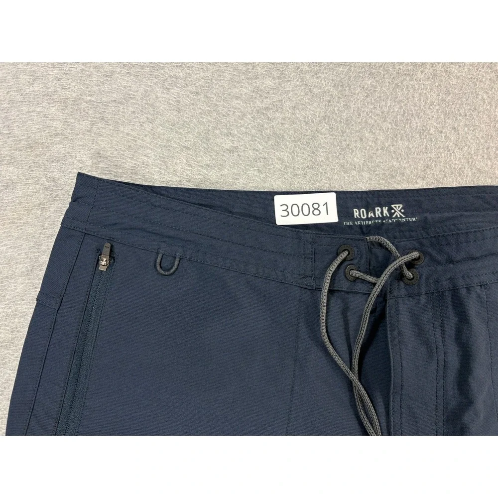 Roark Venture Hybrid Performance Shorts (Men's 2XL) Blue- 7